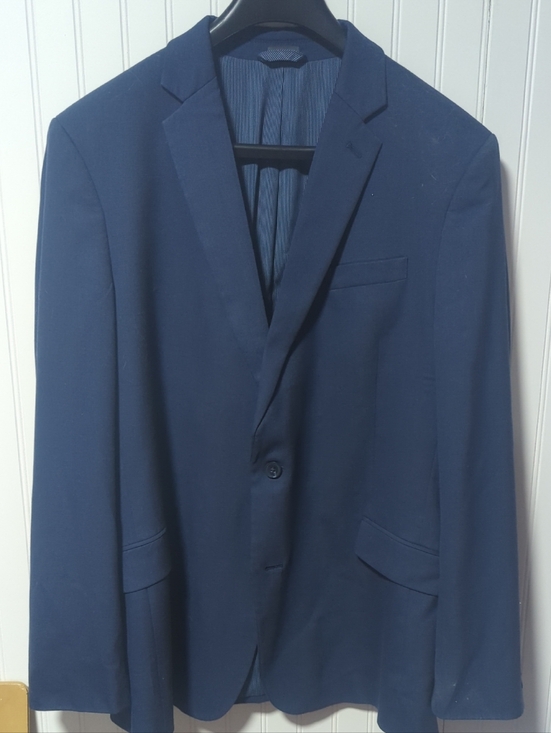 Madison Other - Madison Men's Dark Blue Single-Breasted Blazer